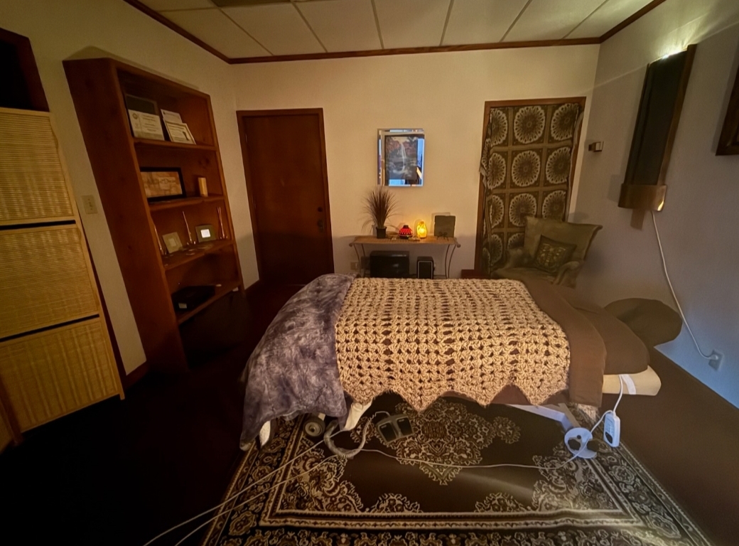 Massage studio room at My Miracle Massage